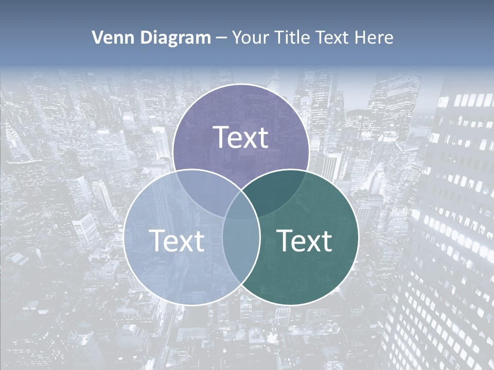 Skyscraper Exterior Light PowerPoint Template