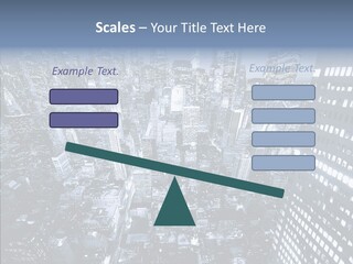 Skyscraper Exterior Light PowerPoint Template