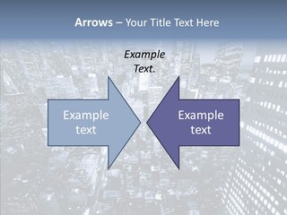 Skyscraper Exterior Light PowerPoint Template
