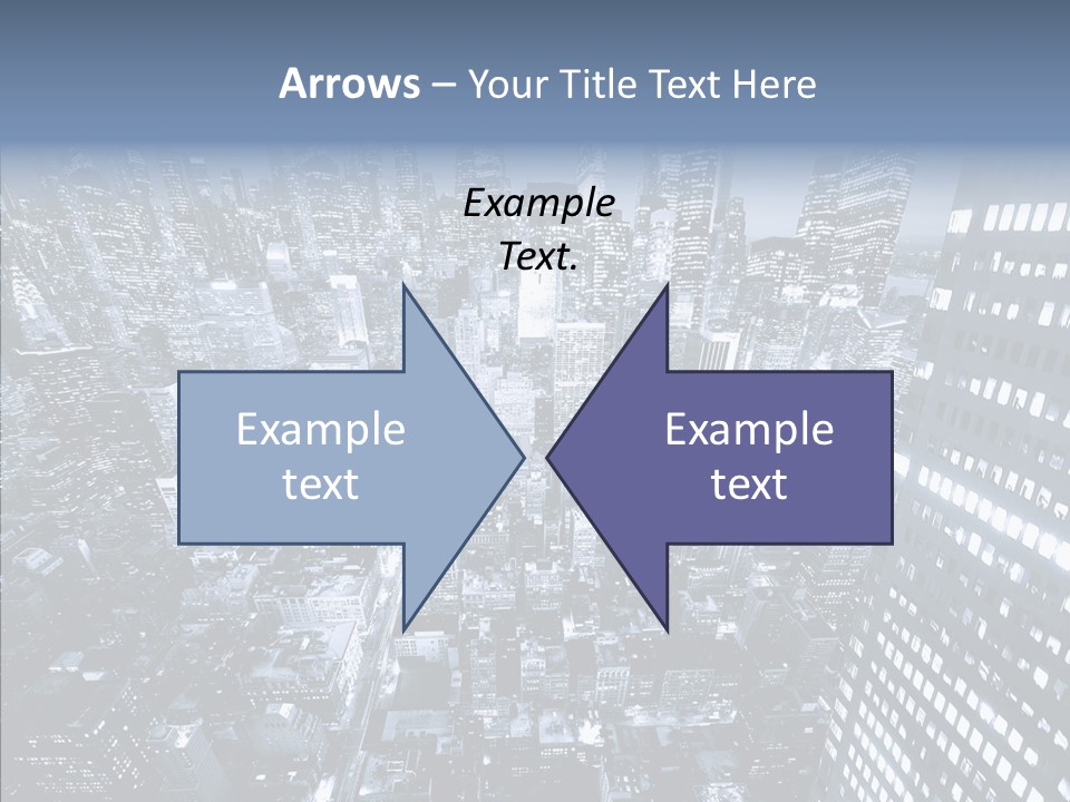 Skyscraper Exterior Light PowerPoint Template