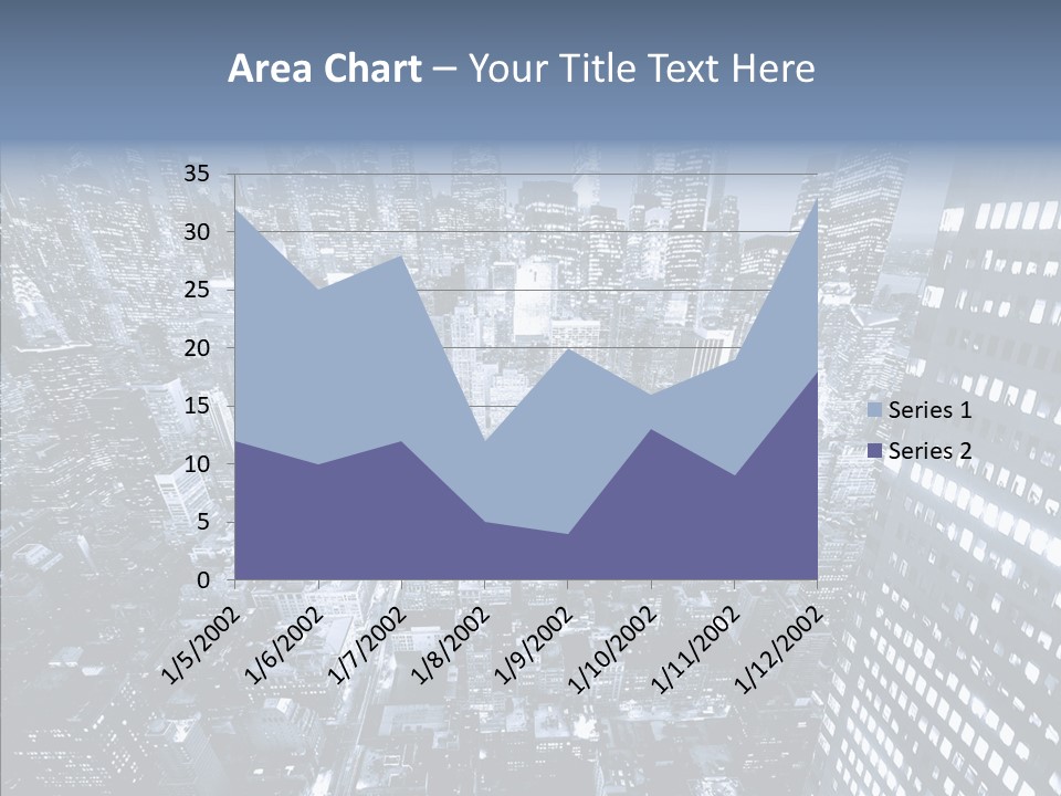 Skyscraper Exterior Light PowerPoint Template
