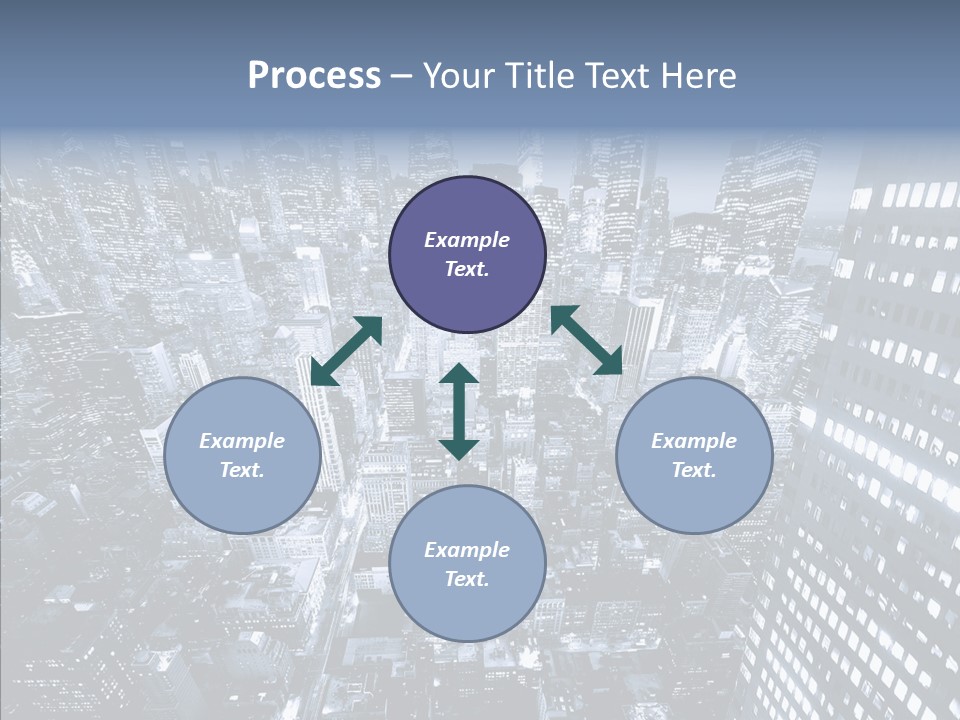 Skyscraper Exterior Light PowerPoint Template