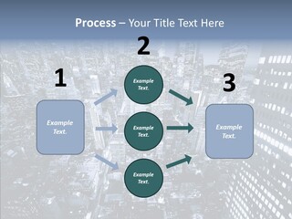 Skyscraper Exterior Light PowerPoint Template