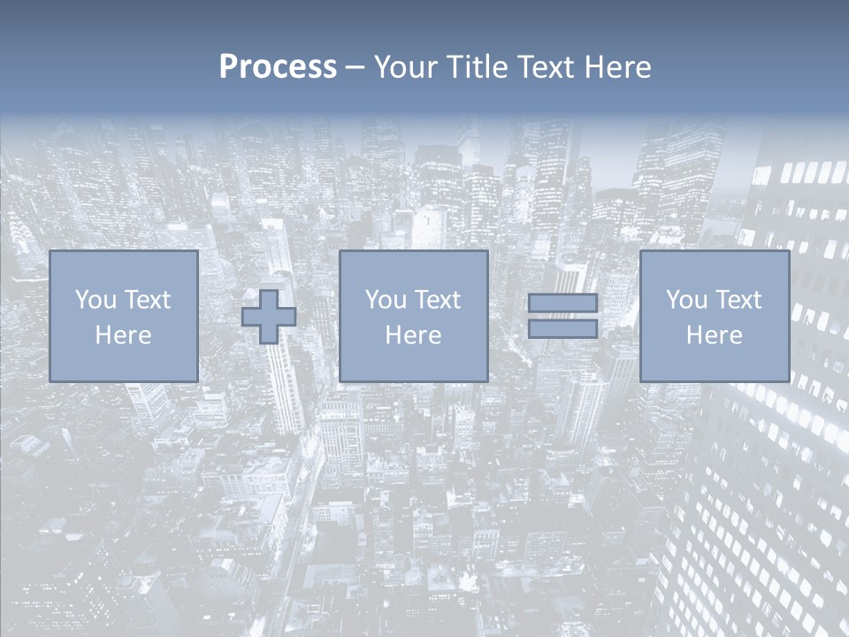 Skyscraper Exterior Light PowerPoint Template