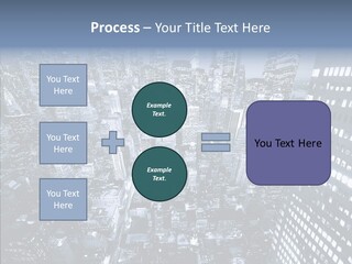 Skyscraper Exterior Light PowerPoint Template