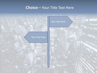 Skyscraper Exterior Light PowerPoint Template