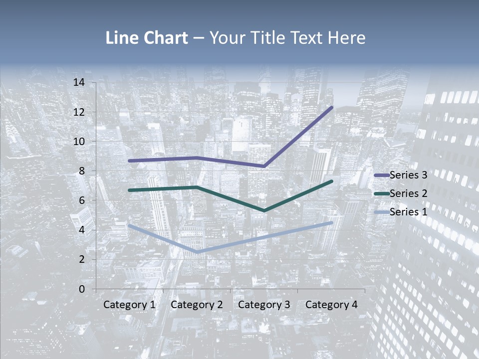 Skyscraper Exterior Light PowerPoint Template
