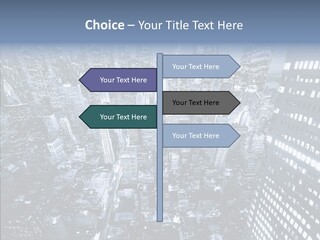 Skyscraper Exterior Light PowerPoint Template