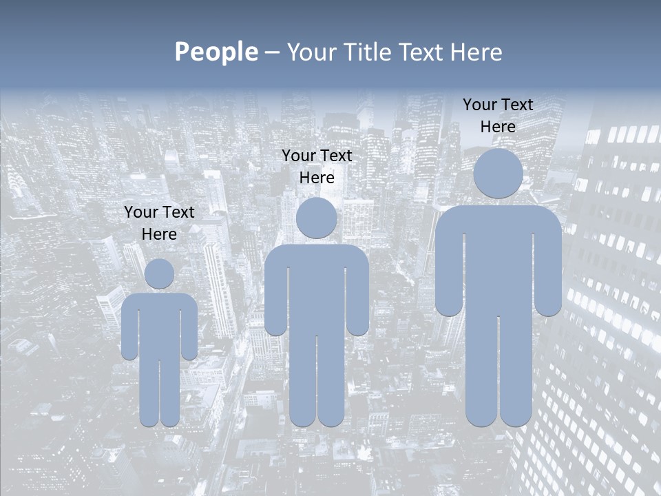Skyscraper Exterior Light PowerPoint Template