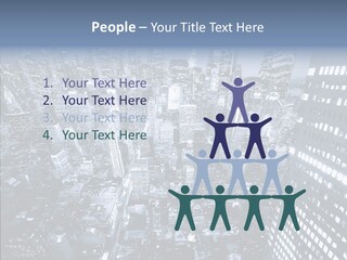 Skyscraper Exterior Light PowerPoint Template