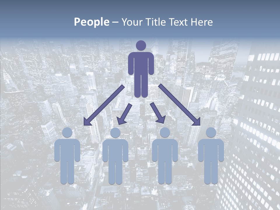 Skyscraper Exterior Light PowerPoint Template