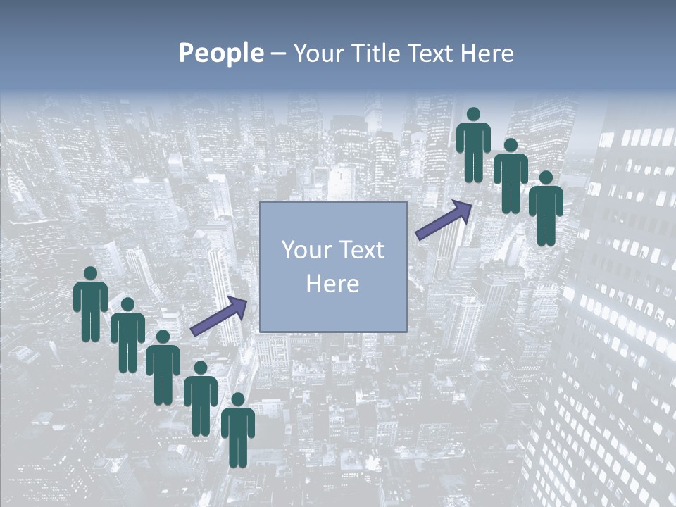 Skyscraper Exterior Light PowerPoint Template