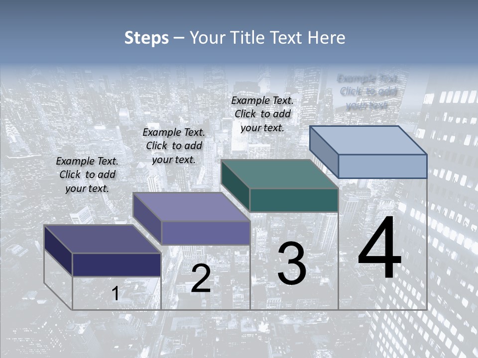 Skyscraper Exterior Light PowerPoint Template