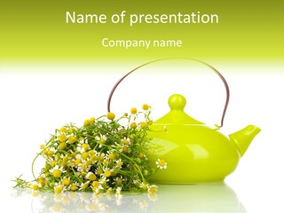 Herbal Blooming Medicine PowerPoint Template