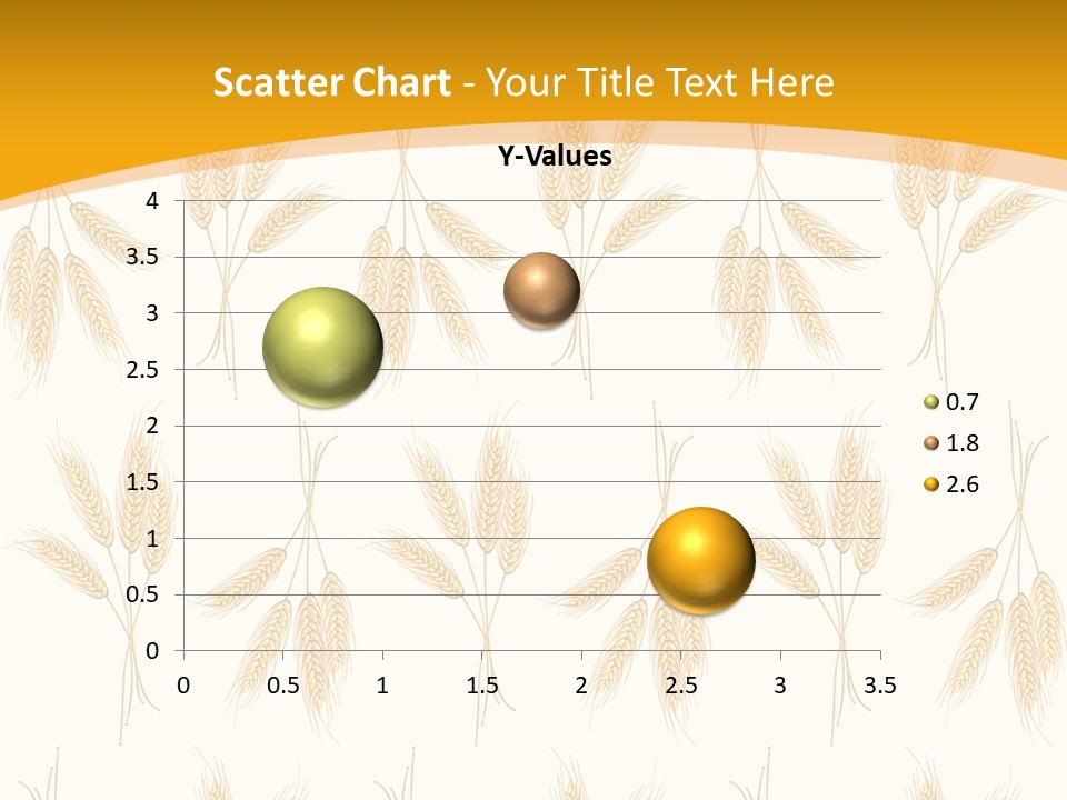 Harvesting Floral Symbol PowerPoint Template