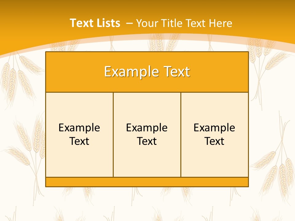 Harvesting Floral Symbol PowerPoint Template