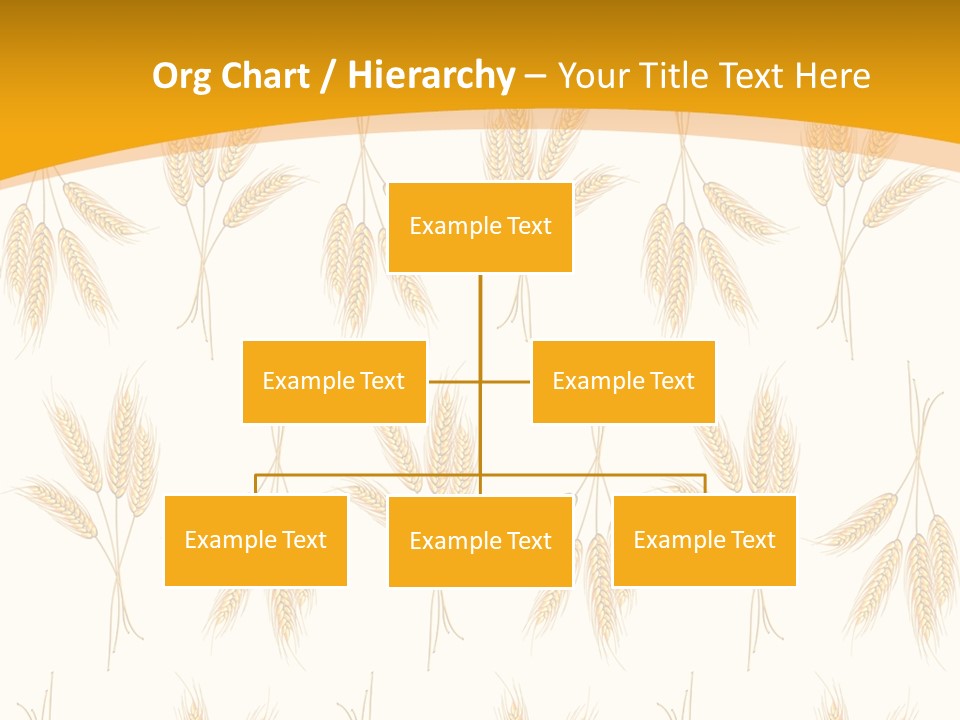 Harvesting Floral Symbol PowerPoint Template