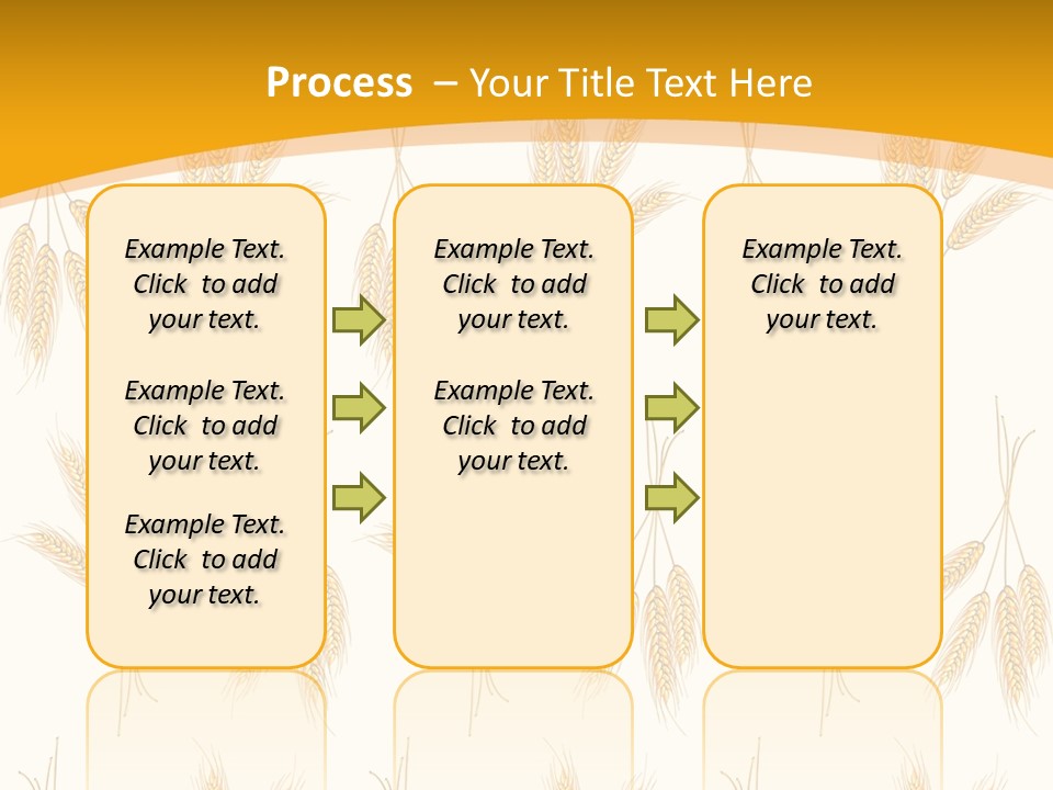 Harvesting Floral Symbol PowerPoint Template