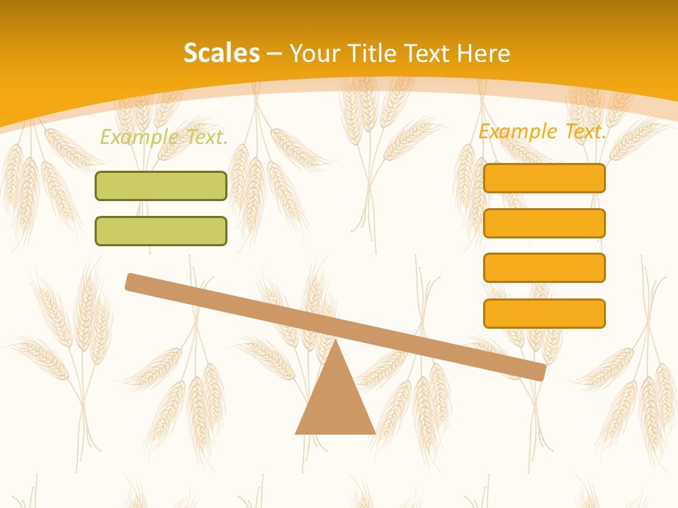 Harvesting Floral Symbol PowerPoint Template
