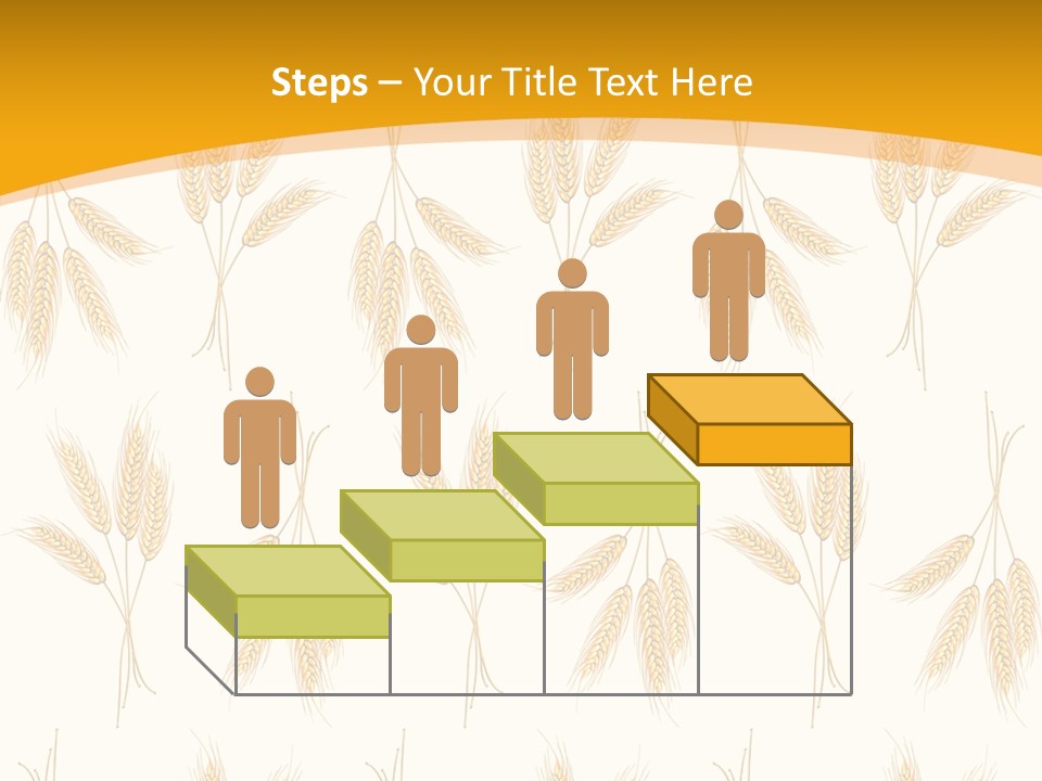 Harvesting Floral Symbol PowerPoint Template