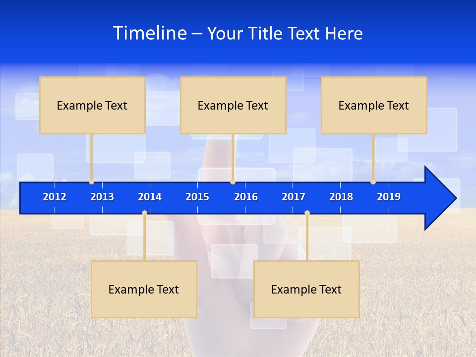 Keyboard Network Field PowerPoint Template