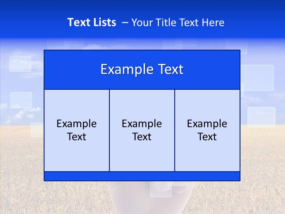 Keyboard Network Field PowerPoint Template