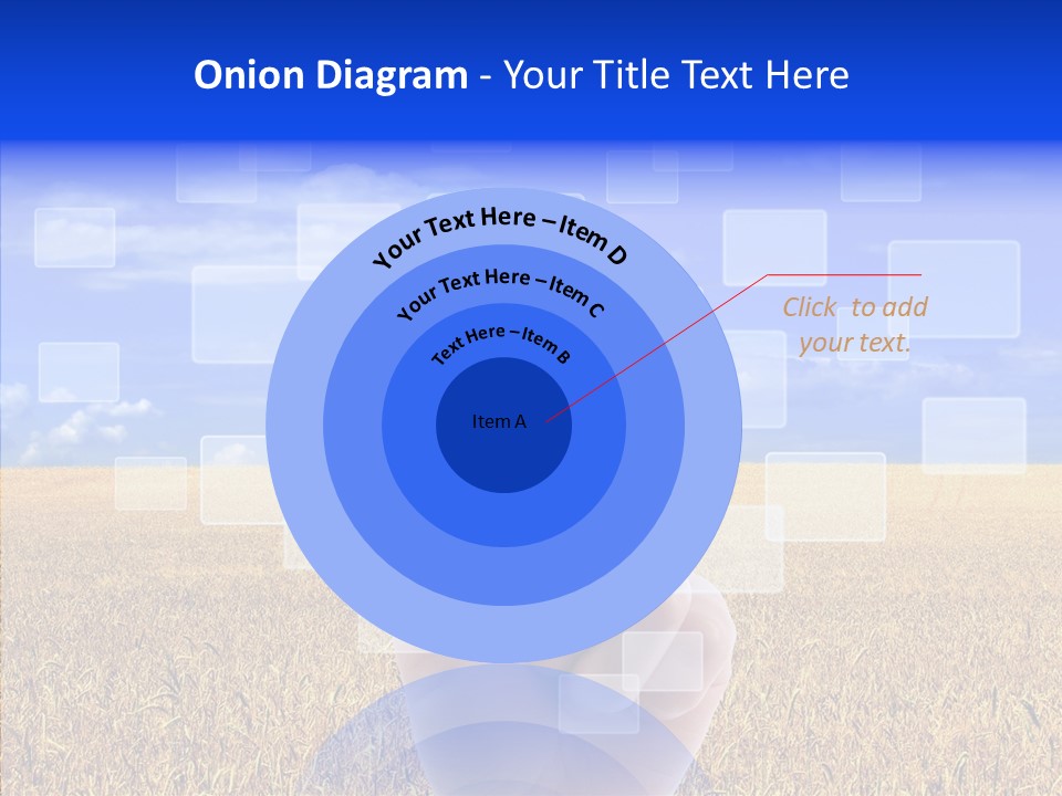 Keyboard Network Field PowerPoint Template