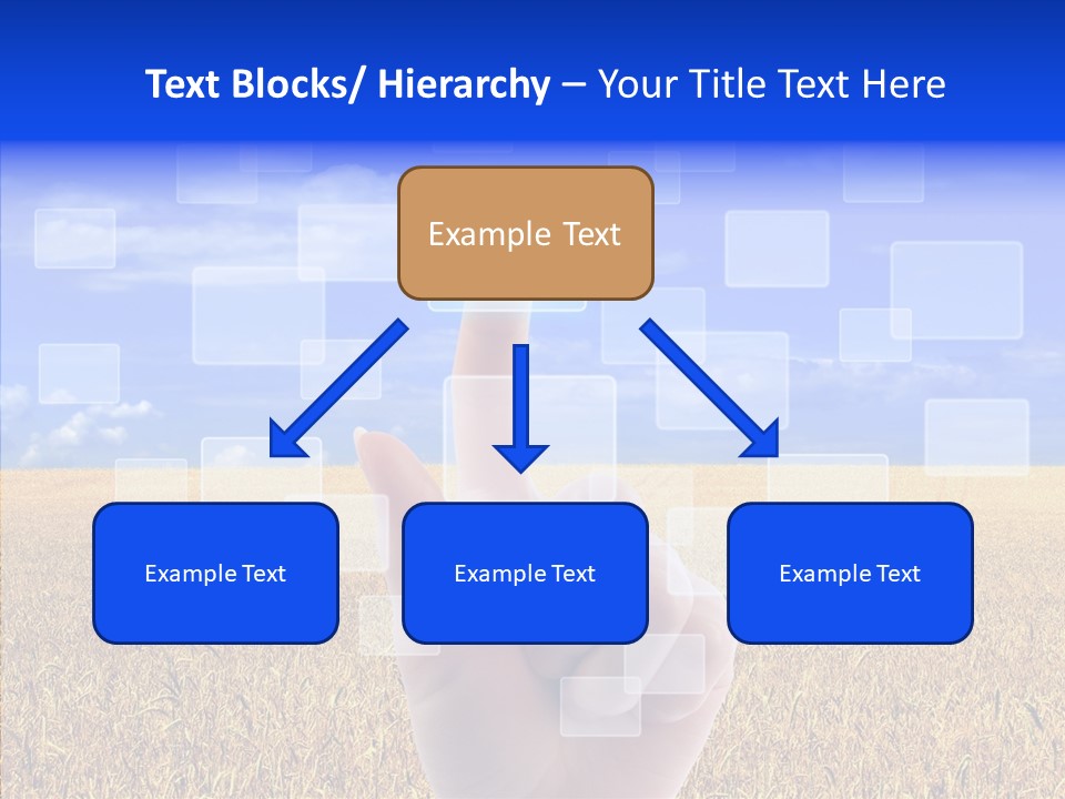 Keyboard Network Field PowerPoint Template