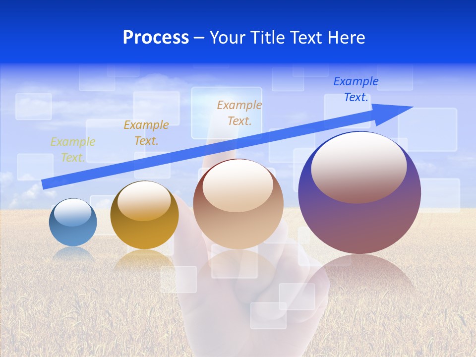 Keyboard Network Field PowerPoint Template
