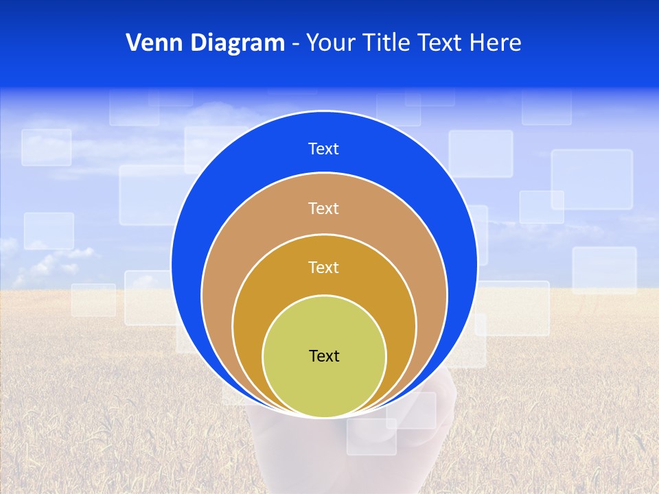 Keyboard Network Field PowerPoint Template