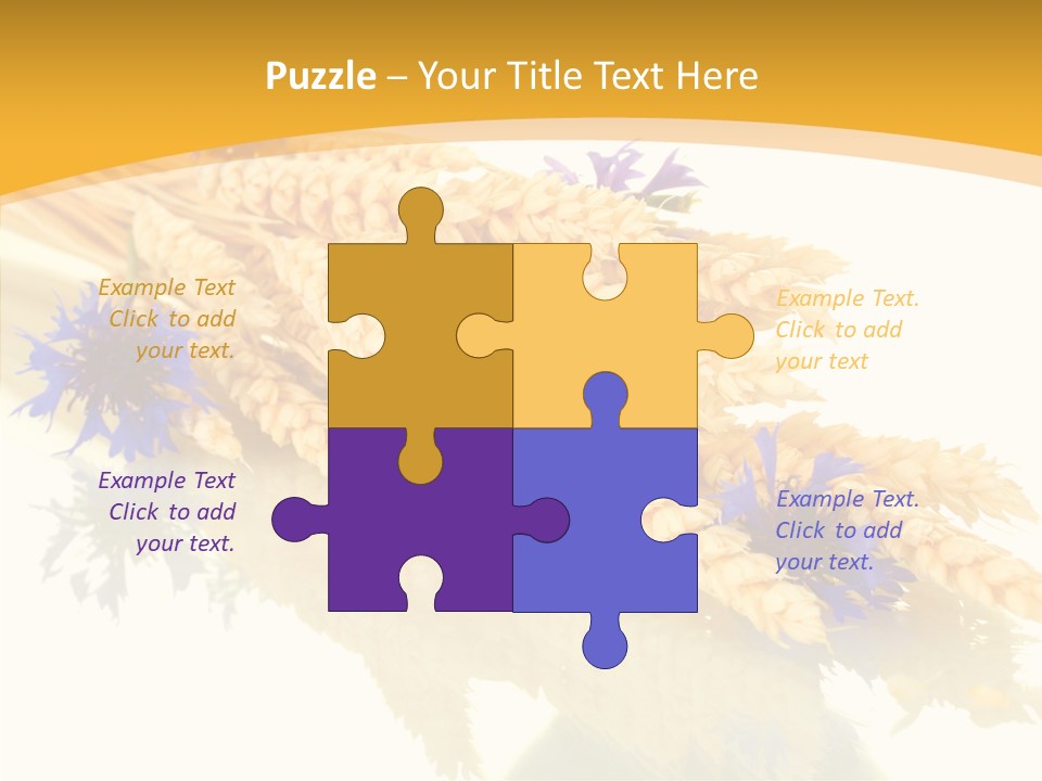 Cereals Ears Spikelet PowerPoint Template