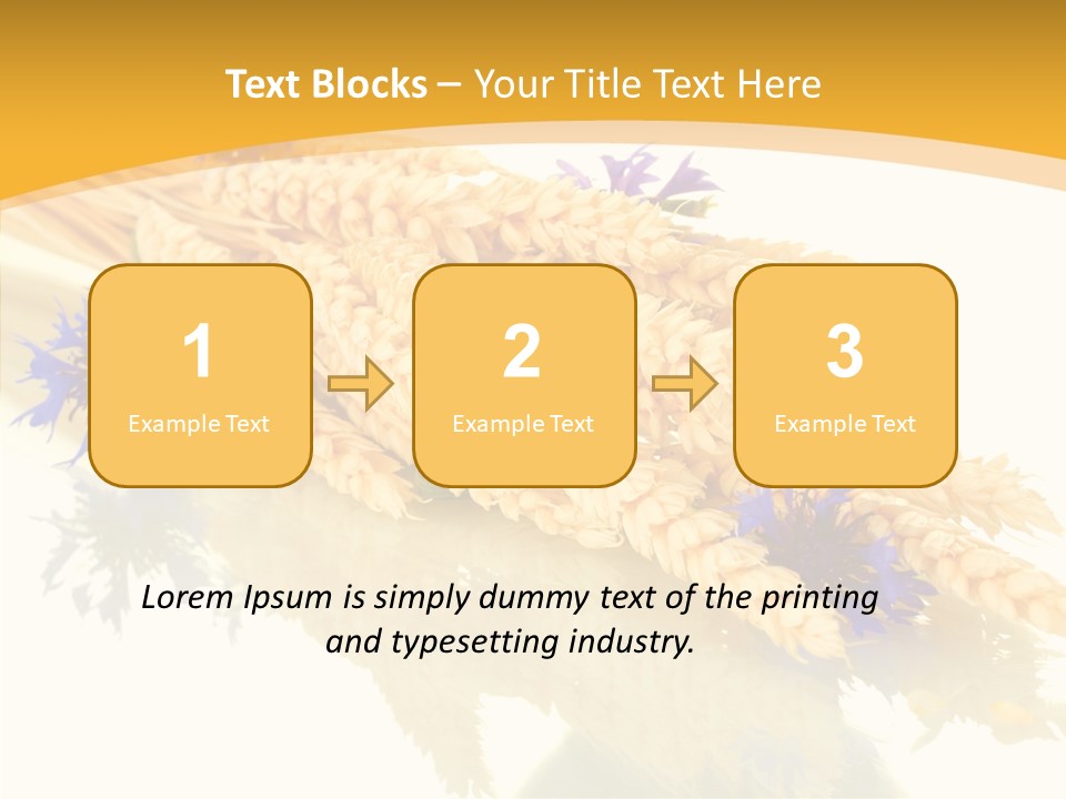 Cereals Ears Spikelet PowerPoint Template