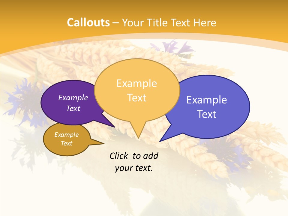 Cereals Ears Spikelet PowerPoint Template