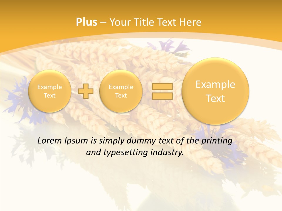 Cereals Ears Spikelet PowerPoint Template