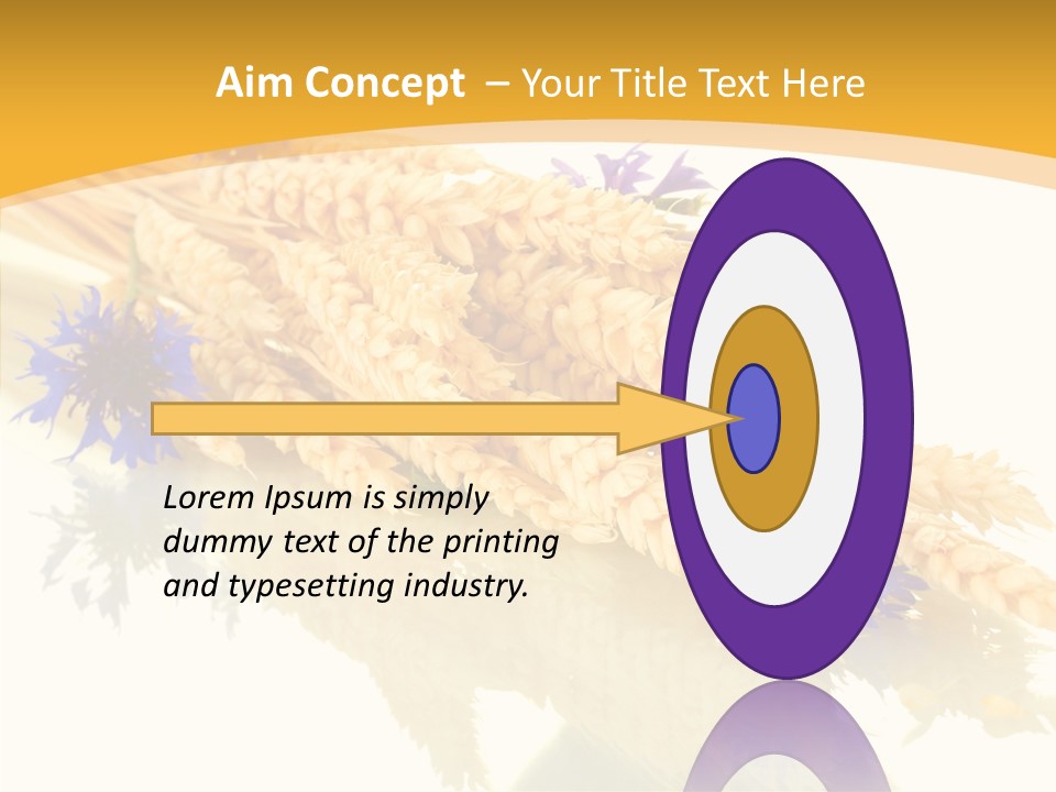 Cereals Ears Spikelet PowerPoint Template