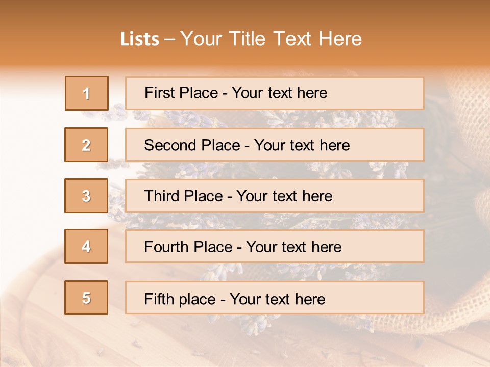 Healthy Bag Bloom PowerPoint Template