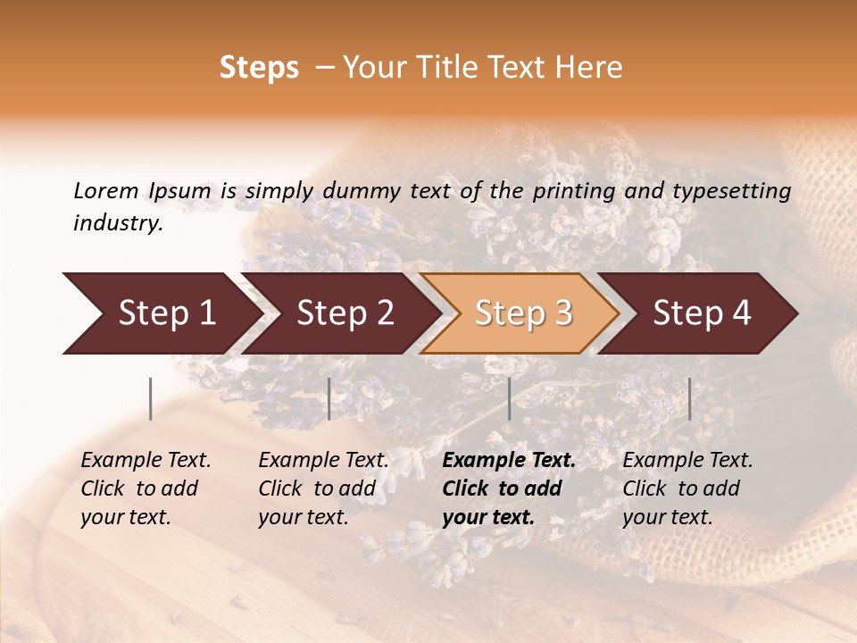 Healthy Bag Bloom PowerPoint Template