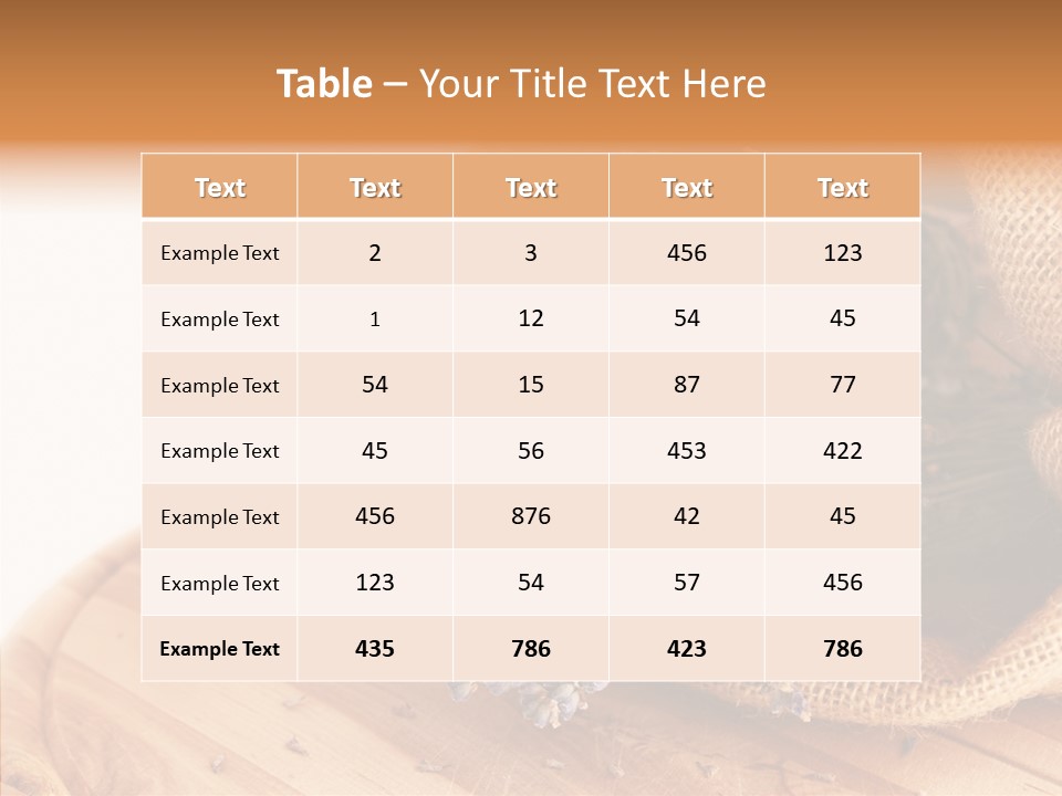 Healthy Bag Bloom PowerPoint Template