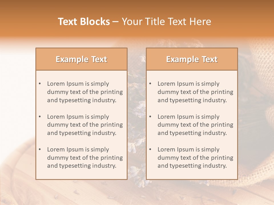 Healthy Bag Bloom PowerPoint Template