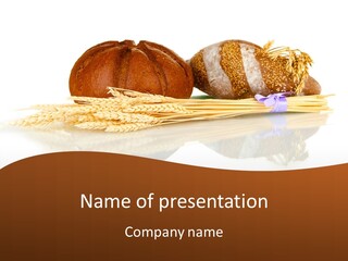 Kitchen Loaf Closeup PowerPoint Template