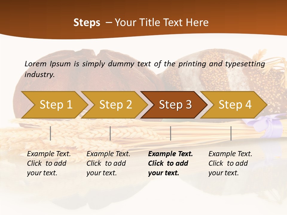 Kitchen Loaf Closeup PowerPoint Template