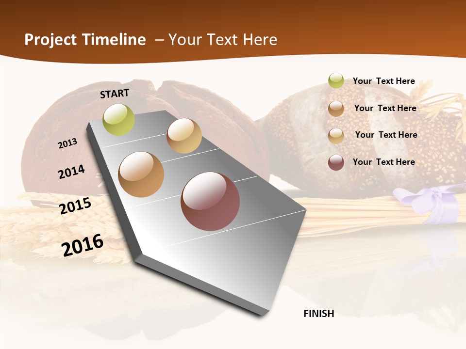 Kitchen Loaf Closeup PowerPoint Template