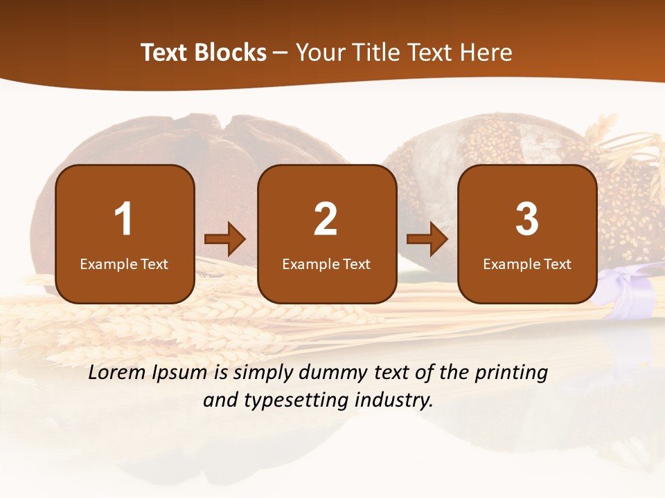 Kitchen Loaf Closeup PowerPoint Template