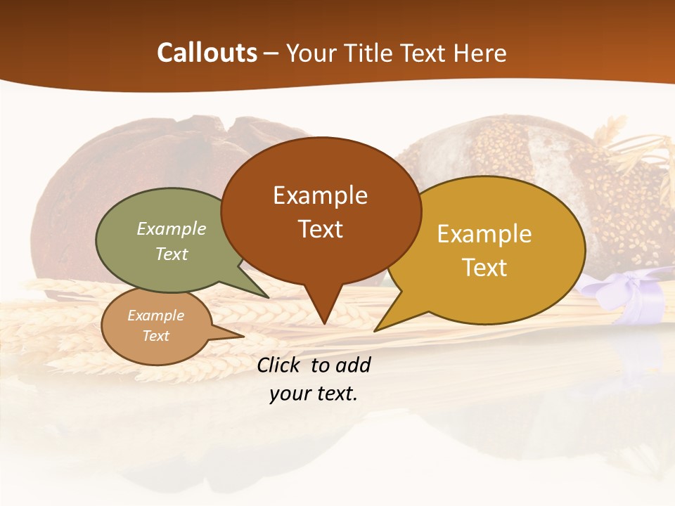 Kitchen Loaf Closeup PowerPoint Template
