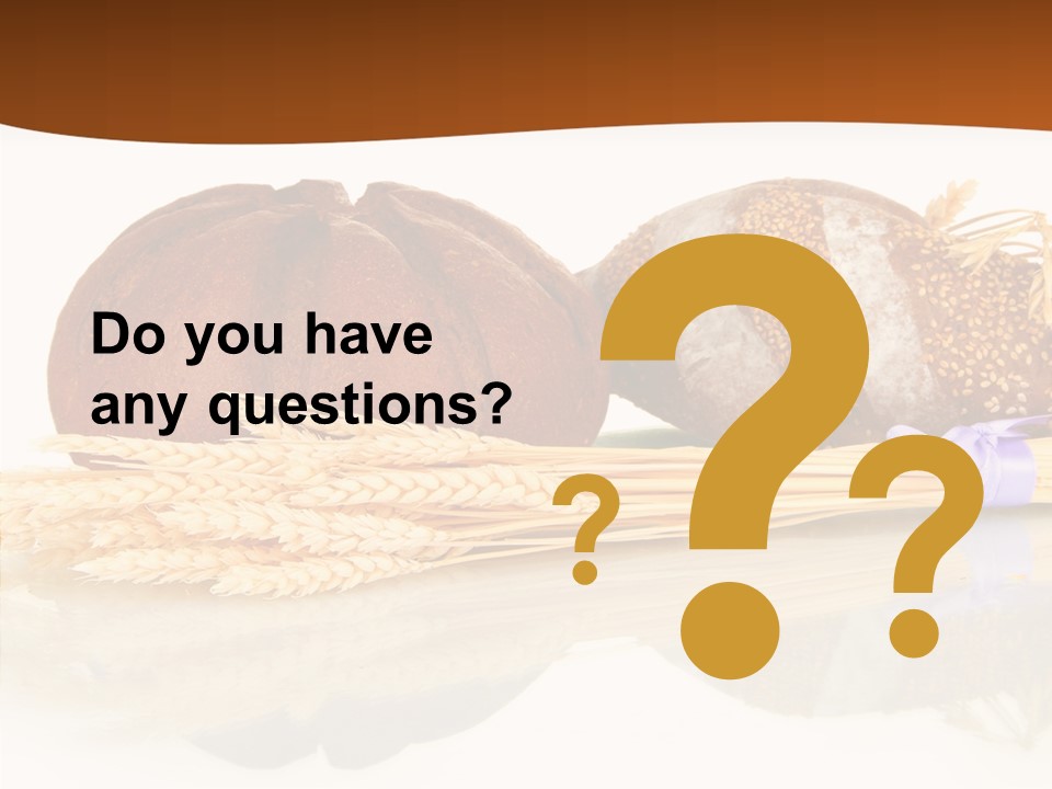 Kitchen Loaf Closeup PowerPoint Template