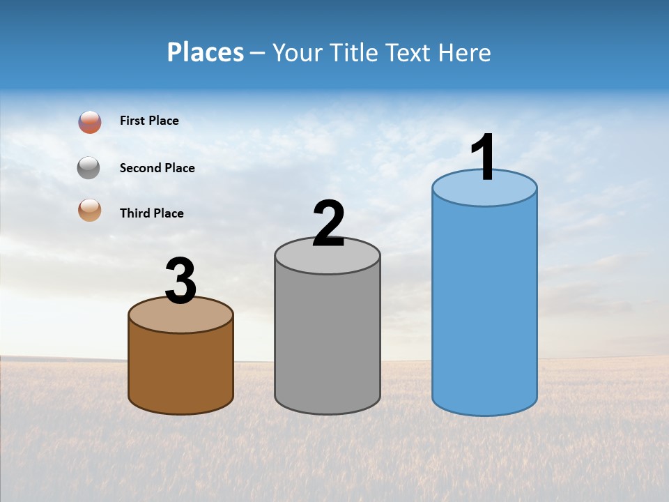Colorful Rural Sunset PowerPoint Template