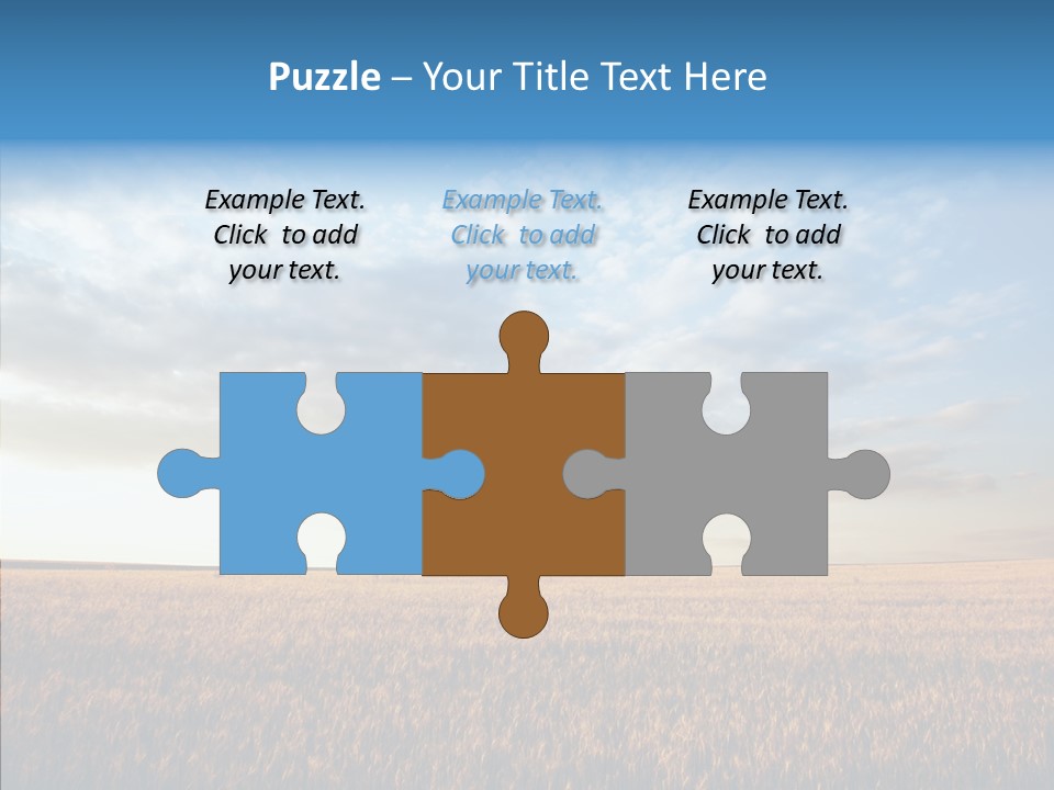 Colorful Rural Sunset PowerPoint Template