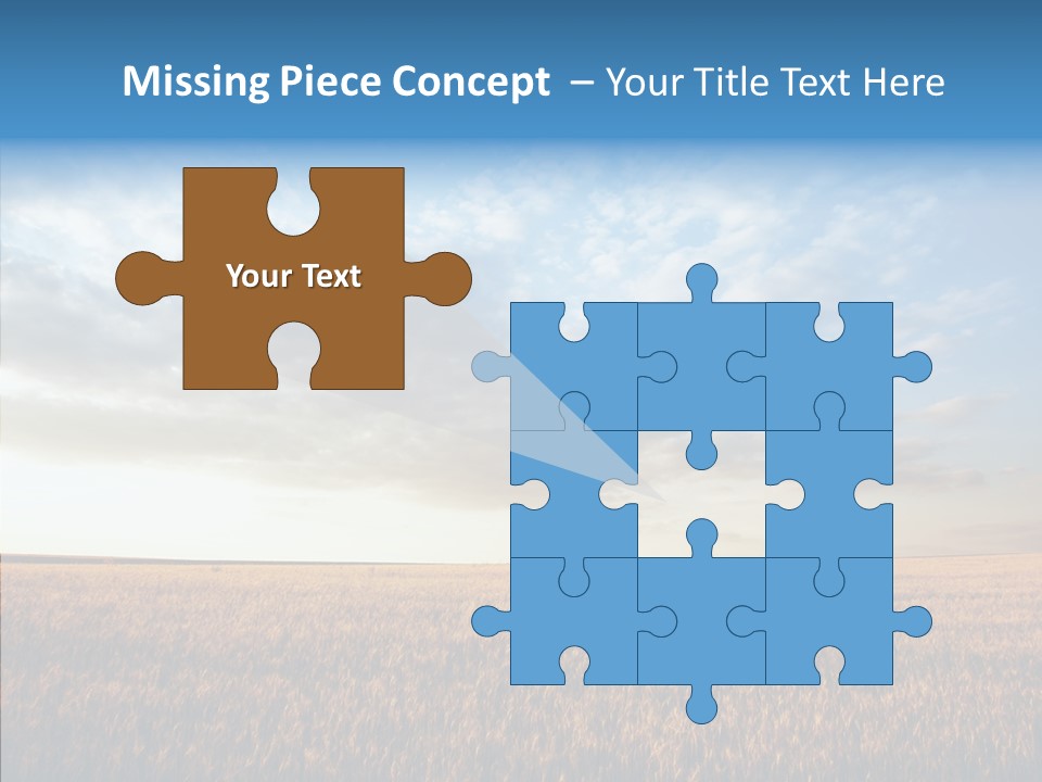 Colorful Rural Sunset PowerPoint Template