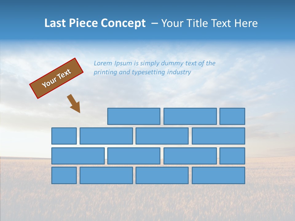 Colorful Rural Sunset PowerPoint Template