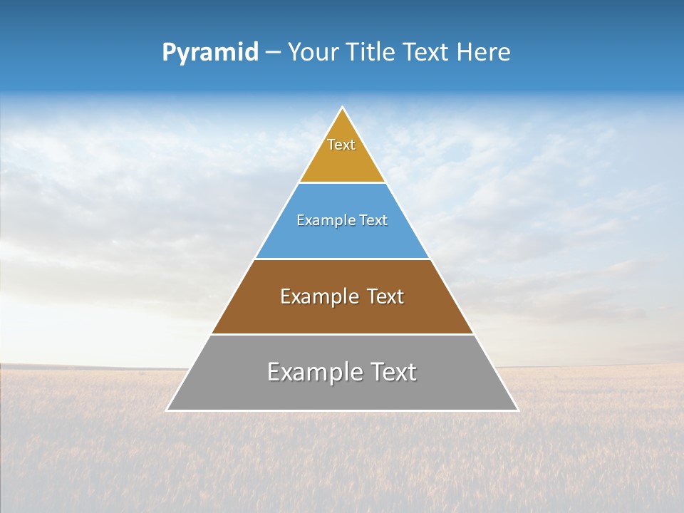 Colorful Rural Sunset PowerPoint Template